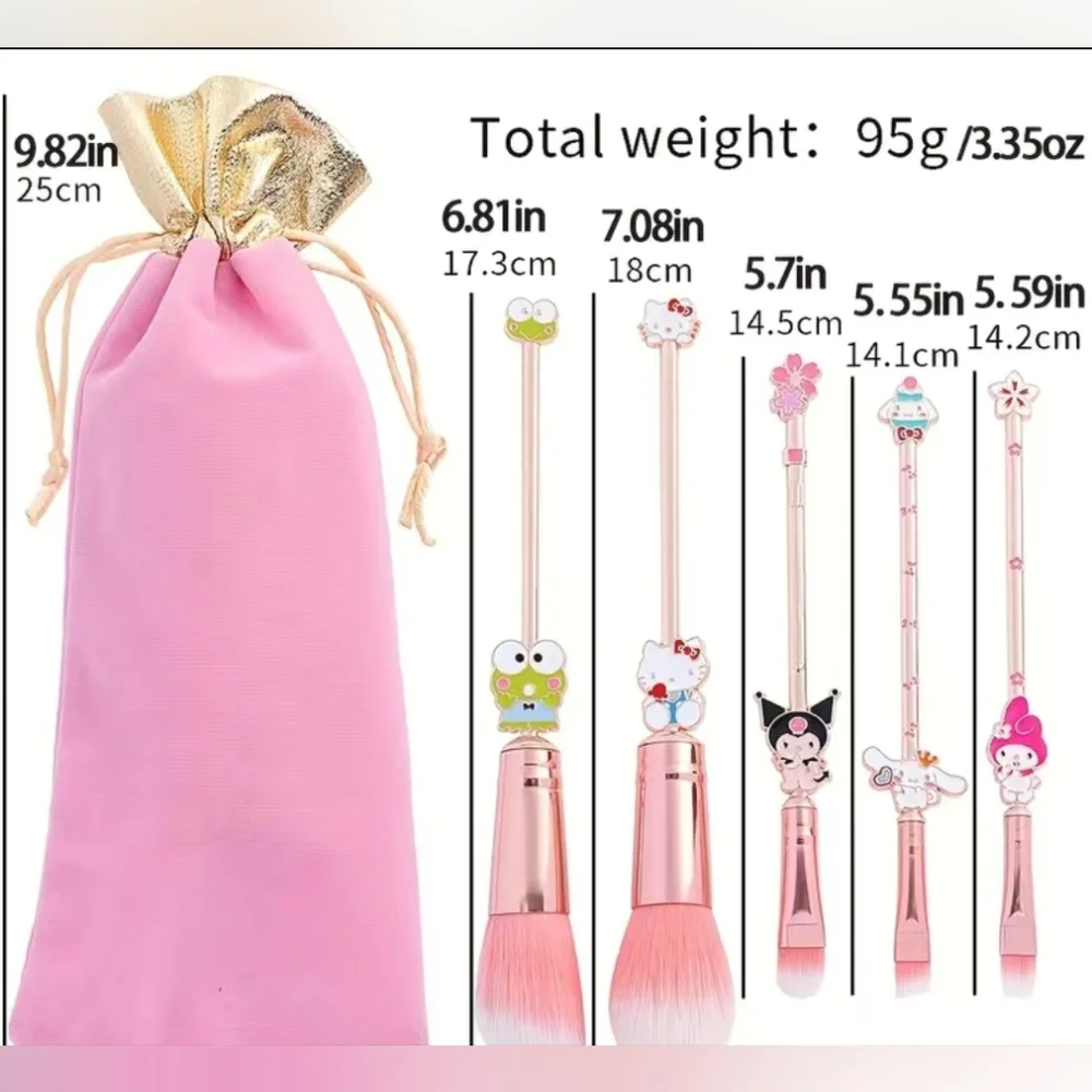 Sanrio Hello Kitty Makeup Brush Set